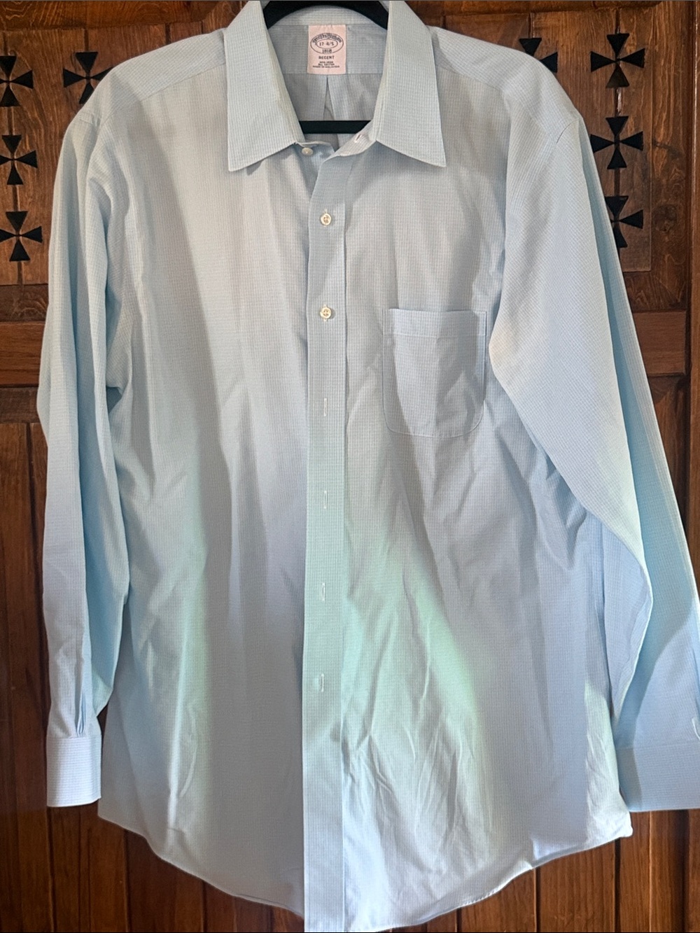 Brooks Brothers Pale Blue Long-Sleeve Dress Shirt